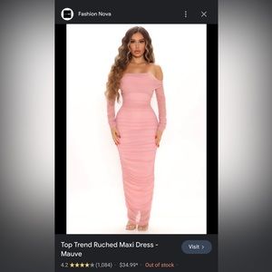 Pink Fashion Nova Dress